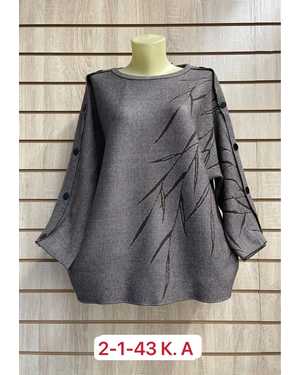 СВИТЕР ТКАНЬ 65% COTTON, 35% POLYESTER