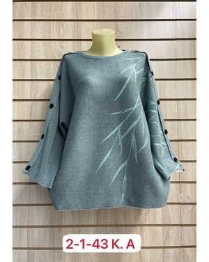 СВИТЕР ТКАНЬ 65% COTTON, 35% POLYESTER
