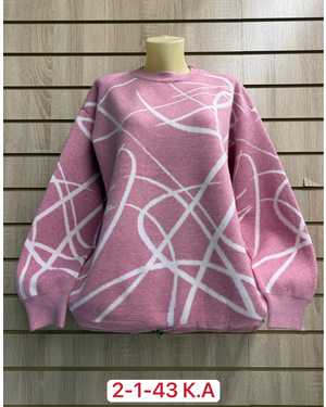 СВИТЕР ТКАНЬ 55% COTTON, 35% WOOL, 10% ELASTANE