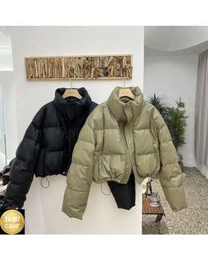 КУРТКА ТКАНЬ КОЖА+ ХОЛЛОФАЙБЕР