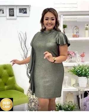 ПЛАТЬЕ ТКАНЬ ЛЮРЕКС