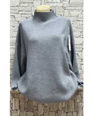 СВИТЕР ТКАНЬ 48% CASHMERE, 29% WOOL, 18% COTTON, 5% ELASTANE