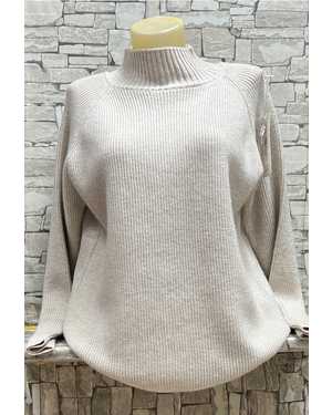 СВИТЕР ТКАНЬ 48% CASHMERE, 29% WOOL, 18% COTTON, 5% ELASTANE