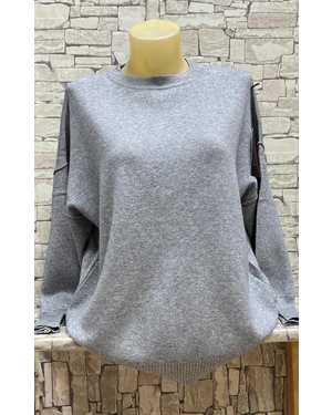 СВИТЕР ТКАНЬ 70% COTTON, 20% CASHMERE, 10% ELASTANE