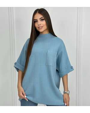 СВИТЕР ТКАНЬ 70% COTTON, 20% CASHMERE, 10% ELASTANE