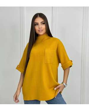 СВИТЕР ТКАНЬ 70% COTTON, 20% CASHMERE, 10% ELASTANE