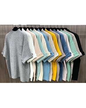 СВИТЕР ТКАНЬ 70% COTTON, 20% CASHMERE, 10% ELASTANE