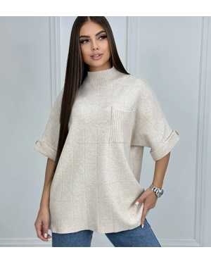 СВИТЕР ТКАНЬ 70% COTTON, 20% CASHMERE, 10% ELASTANE