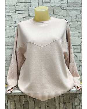 СВИТЕР ТКАНЬ 70% COTTON, 20% CASHMERE, 10% ELASTANE