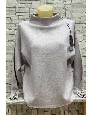 СВИТЕР ТКАНЬ 70% COTTON, 20% CASHMERE, 10% ELASTANE