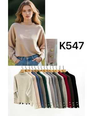 СВИТЕР ТКАНЬ 70% COTTON, 20% CASHMERE, 10% ELASTANE
