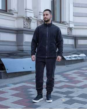Мужской спортивный костюм Материал: Флис двусторонний