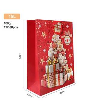 Подарочный пакет упаковка 12шт Размер 40*30*12см