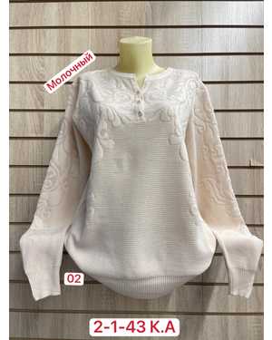СВИТЕР ТКАНЬ 52% CASHMERE, 18% WOOL, 15% COTTON, 5% ELASTANE