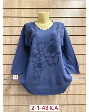 СВИТЕР ТКАНЬ 24% COTTON, 48% CASHMERE, 28% POLYESTER