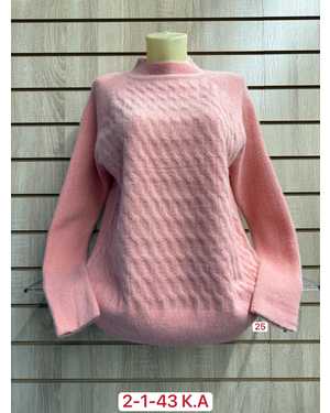 СВИТЕР ТКАНЬ 45% COTTON, 35% CASHMERE, 10% ANGORA, 10% ELASTANE