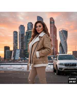 ДУБЛЕНКА ТКАНЬ КОЖА, БАРАШЕК