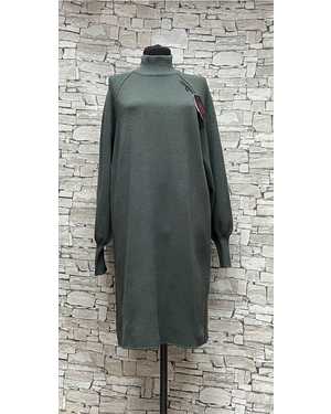 ПЛАТЬЕ ТКАНЬ 70% COTTON, 20% CASHMERE, 10% ELASTANE