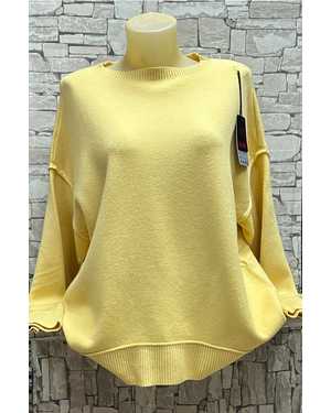 СВИТЕР ТКАНЬ 70% COTTON, 20% CASHMERE, 10% ELASTANE