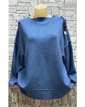 СВИТЕР ТКАНЬ 70% COTTON, 20% CASHMERE, 10% ELASTANE