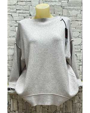 СВИТЕР ТКАНЬ 70% COTTON, 20% CASHMERE, 10% ELASTANE