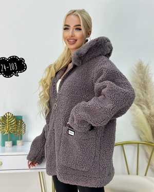 МОДЕЛЬ ТКАНЬ ОРИГИНАЛЬНАЯ БАРАШКА С МЕХОМ