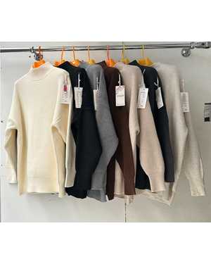 СВИТЕР ТКАНЬ 48% CASHMERE, 29% WOOL, 18% COTTON, 5% ELASTANE