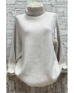 СВИТЕР ТКАНЬ 48% CASHMERE, 29% WOOL, 18% COTTON, 5% ELASTANE
