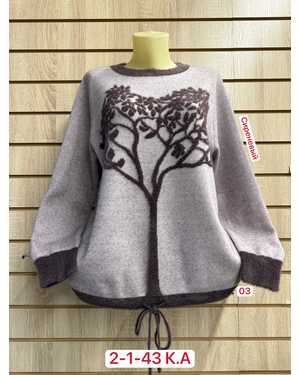 СВИТЕР ТКАНЬ 50 % CASHMERE, 28% WOOL, 17% COTTON, 5% ELASTANE