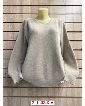 СВИТЕР ТКАНЬ 52% CASHMERE, 28% WOOL, 15% COTTON, 5% ELASTANE