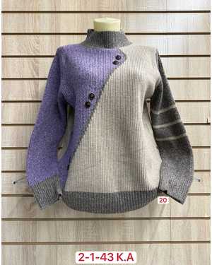 СВИТЕР ТКАНЬ 52% CASHMERE, 28% WOOL, 15% COTTON, 5% ELASTANE