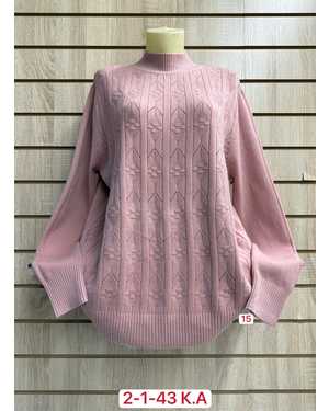 СВИТЕР ТКАНЬ ХЛОПОК, 45% COTTON, 35% CASHMERE, 10% ELASTANE, 10% ANGORA