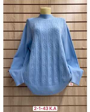 СВИТЕР ТКАНЬ ХЛОПОК, 45% COTTON, 35% CASHMERE, 10% ELASTANE, 10% ANGORA
