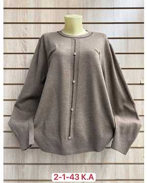 СВИТЕР ТКАНЬ 50% CASHMERE, 28% WOOL, 17% COTTON, 5% ELASTANE