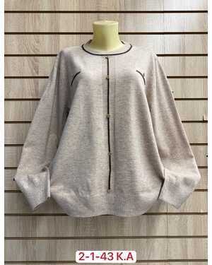СВИТЕР ТКАНЬ 50% CASHMERE, 28% WOOL, 17% COTTON, 5% ELASTANE