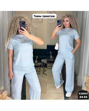 ЖЕНСКИЙ КОСТЮМ ДВОЙКА ТКАНЬ ТРИКОТАЖ