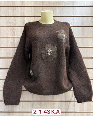 СВИТЕР ТКАНЬ 48% VISCOSE, 24% NYLON, 28% POLYESTER