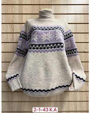 СВИТЕР ТКАНЬ 50% NYLON, 18% COTTON, 12% ARCLYC, 10% CASHMERE, 10% WOOL