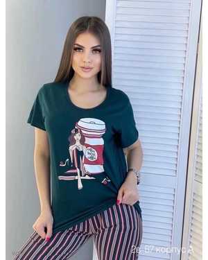 ПИЖАМА В РАЗМЕР ТКАНЬ 100% ХЛОПОК