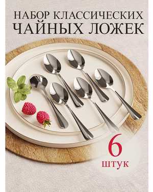 Набор чайных ложек 6шт