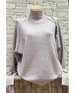 СВИТЕР ТКАНЬ 70% COTTON, 20% CASHMERE, 10% ELASTANE