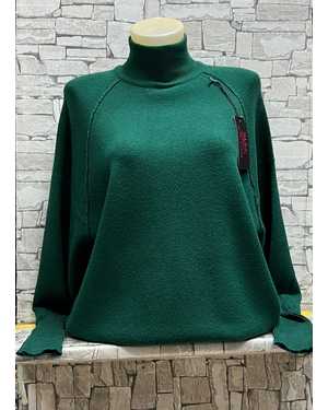 СВИТЕР ТКАНЬ 70% COTTON, 20% CASHMERE, 10% ELASTANE