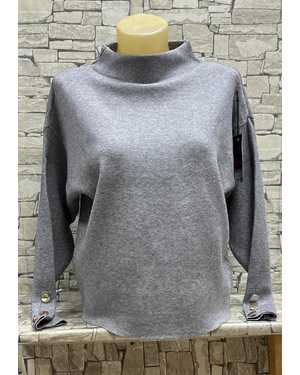 СВИТЕР ТКАНЬ 70% COTTON, 20% CASHMERE, 10% ELASTANE