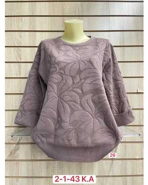 СВИТЕР ТКАНЬ 52% CASHMERE, 18% WOOL, 15% COTTON, 5% ELASTANE