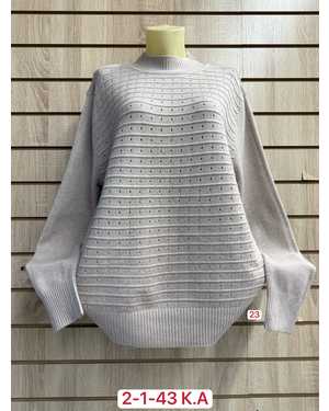 СВИТЕР ТКАНЬ ХЛОПОК, 45% COTTON, 35% CASHMERE, 10% ELASTANE, 10% ANGORA