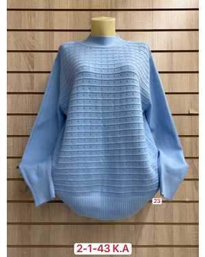 СВИТЕР ТКАНЬ ХЛОПОК, 45% COTTON, 35% CASHMERE, 10% ELASTANE, 10% ANGORA