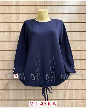 СВИТЕР ТКАНЬ 24% COTTON, 48% CASHMERE, 28% POLYESTER