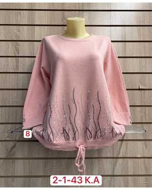 СВИТЕР ТКАНЬ 24% COTTON, 48% CASHMERE, 28% POLYESTER