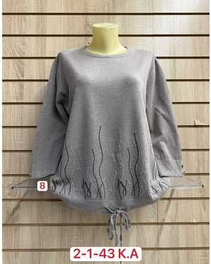 СВИТЕР ТКАНЬ 24% COTTON, 48% CASHMERE, 28% POLYESTER