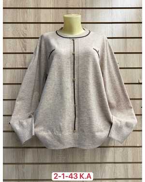 СВИТЕР ТКАНЬ 50% КАШЕМИР, 28% ШЕРСТЬ, 17% ХЛОПОК, 5% ЭЛАСТАН